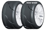 GRP GWH04-XM3 1:5 TC  REVO X-TECH Hard Compound Tire White Wheel (2)