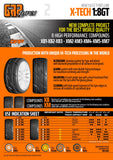 GRP GTH03-XM2 1:8 GT New Treaded SuperSoft (2)White 20 Spoke Rubber Tires
