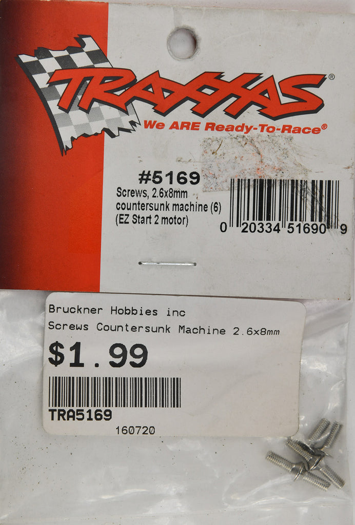 Traxxas Screws Countersunk Machine 2.6x8mm T-Maxx 2.5 TRA5169