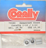 Corally Damper Set Front 1-10 / 1-12 COR75580