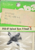 Futaba FSH-6F Splined Horn Small X FUTFSH-6F