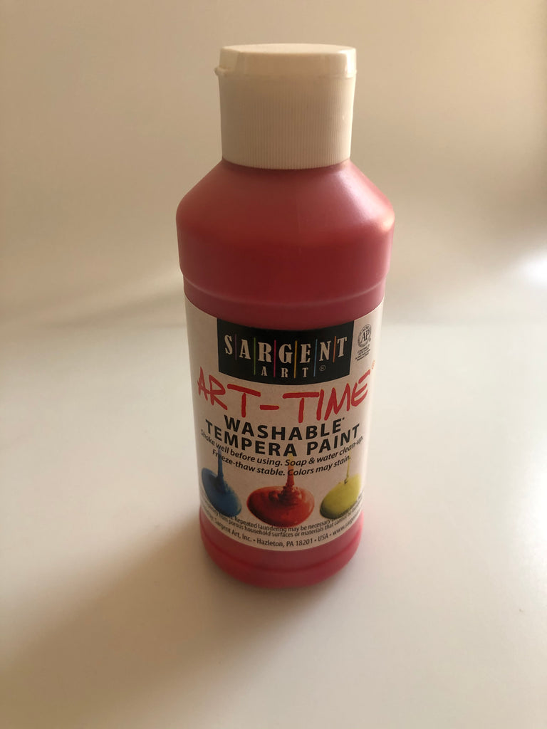 Sargent Ar Red Art-Time Washable 8oz SAR223320