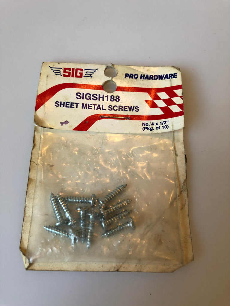 SIG Sheet Metal Screws 4 x1/2" (10) SIGSH188