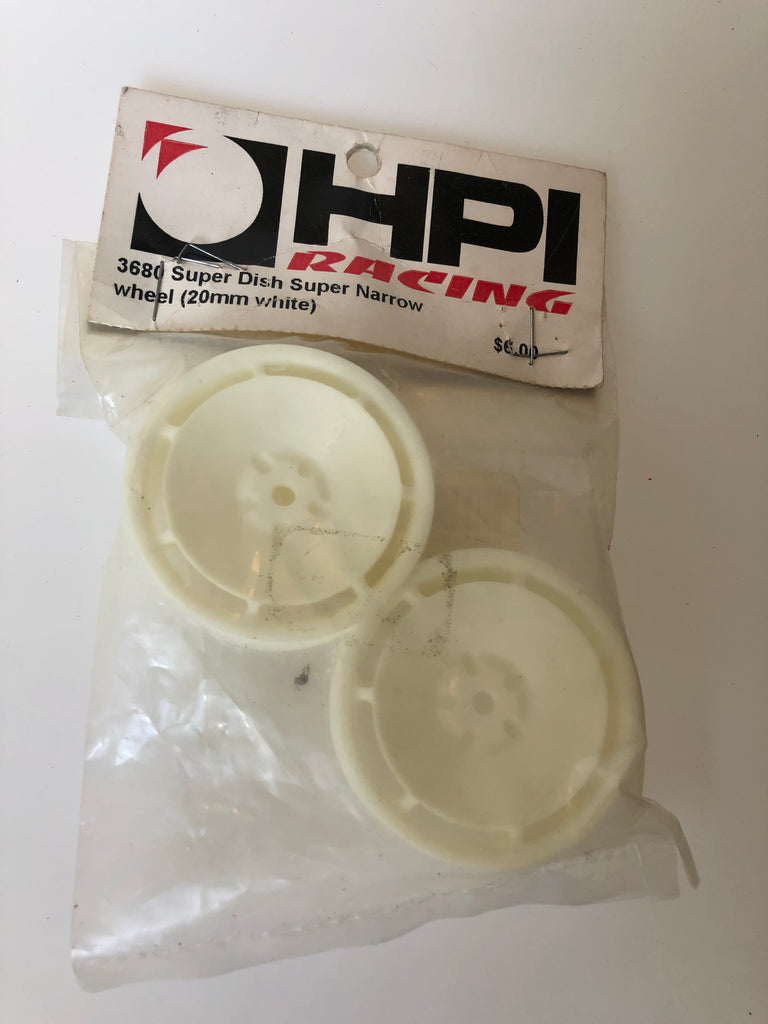 HPI Super Dish Super Narrow Wheel 20mm White HPI3680