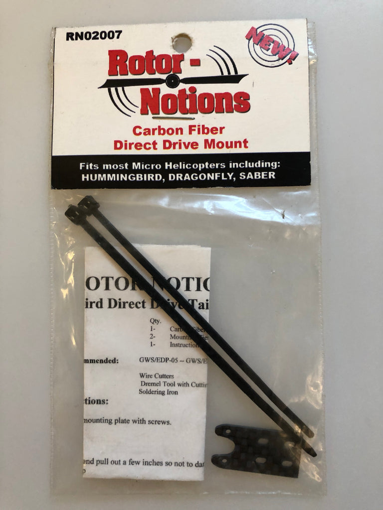 Rotor-Notions Carbon Fiber Direct Drive Mount for Hummingbird, Saber, Dragonfly RN02007