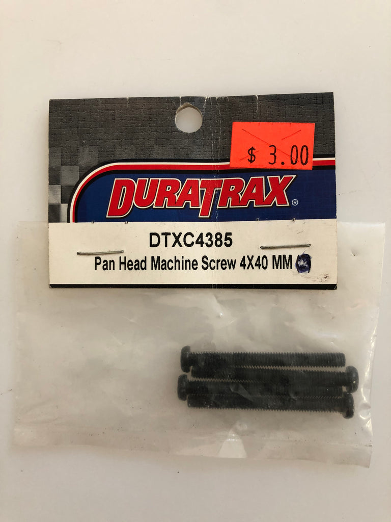 Duratrax Pan Head Machine Screw 4x40 mm  DTXC4385