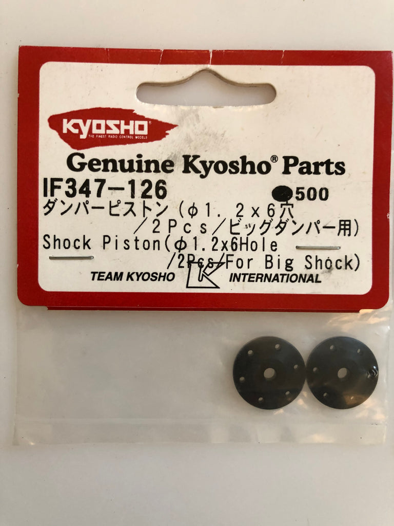Kyosho IF-347-126 1.2mmx6 Hole Shock Piston KYOIF347-126