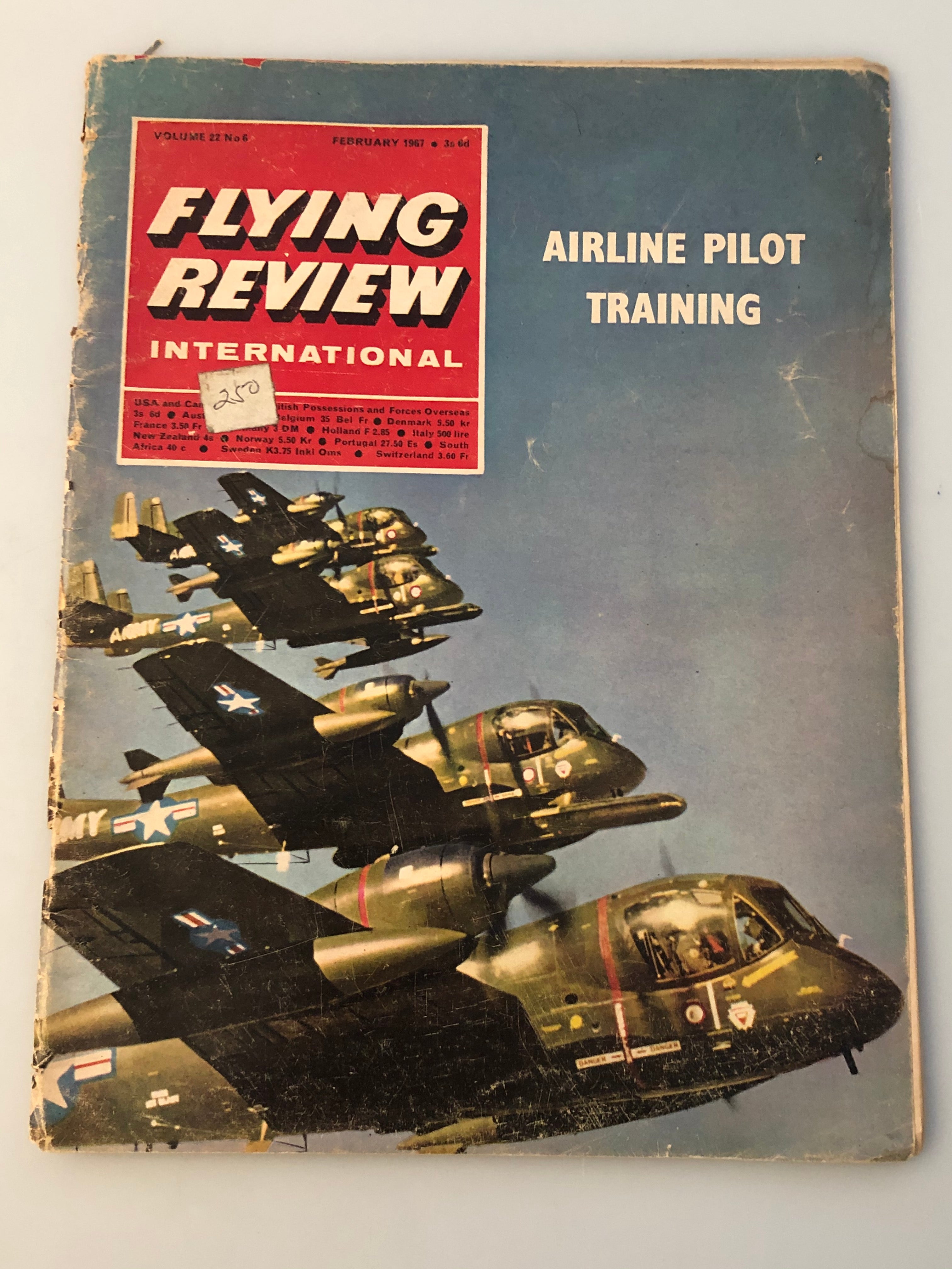 Flying Review International Magazine Feb 1967 Heinkel HE 112 Fokker F-27 (Box 1) FRIFEB1967