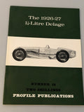 Profile Publications Number 18 The 1926-27 1 1/2-Litre Delage (Box 7) PPN18