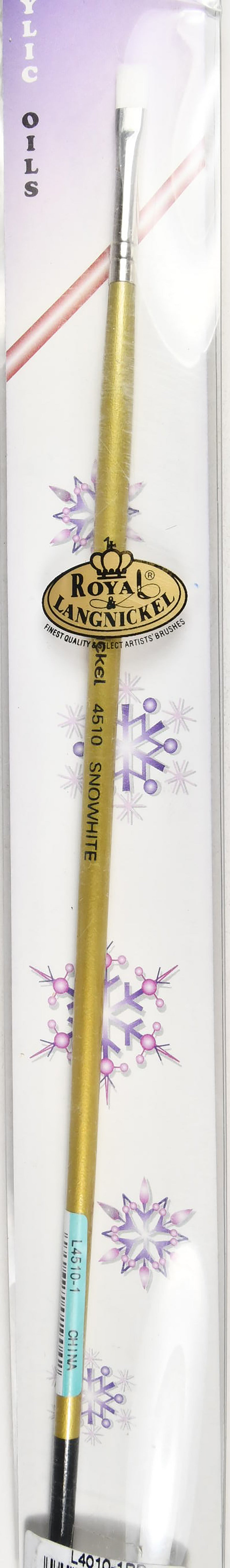 Royal L4010-1PP Snowhite 4501 #1 Paint Brush ROYL4010-1PP