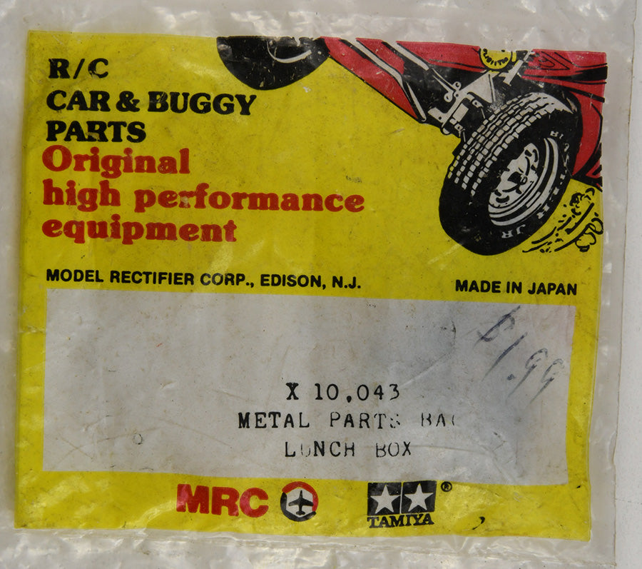 Tamiya MRC X10043 Metal Parts Bag Lunch Box TAMX10043