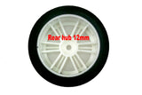 CONJ14204 Contact 1/10 Rear 30mm 42 Shore Nylon Rim On Road Foam Tires (2)
