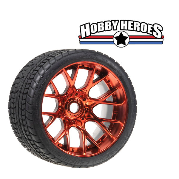 Sweep Racing Road Crusher On Road Belted Red Chrome Monster