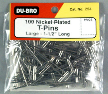 Dubro T-Pins 1-1/2 (100)" DUB254