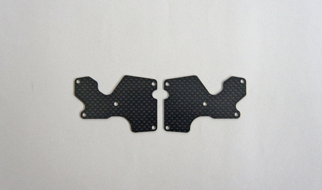 Mugen Seiki Graphite Rear Lower Suspension Arm Mount Plate 2pcs (1mm): X8 MUGE2156