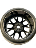 Sweep Racing Monster Truck VHT Crusher Belted Tire on WHD Silver Chrome Wheel SWSRC1003S