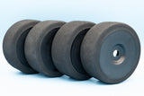 1:8 Foam GT Tire  2 Different Compounds Black Dish Rim (4 Tires)