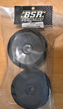 BSR Racing BSRC8022-B 1/8 Buggy Gold Foam GT Tire Compound Black Dish Rim (2)