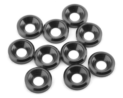 175RC Aluminum Flat Head High Load Spacer Concave Washer for Kyosho Associated XRay Losi(Grey) (10) 175-12122