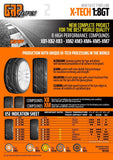 GRP GTK04-XM5 1:8 GT New Slick Medium (2) Silver 20 Spoke Rubber Tires