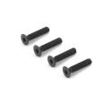 Dubro Flat Head Socket Screw 3.0mmx14 (4) DUB2289