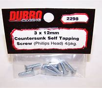 Dubro Flat Head Self-Tapping Screw 3.0mmx12 (8 DUB2298