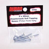 Dubro Flat Head Self-Tapping Screw 3.0mmx20 (8 DUB2299