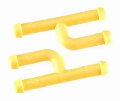 Dubro In-Line Fuel Connector w/Plug (2) (Yellow) DUB2373