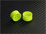Pn Racing 2WD Machine Cut BBS Rear Wheel R1 Yellow PNR288YR1