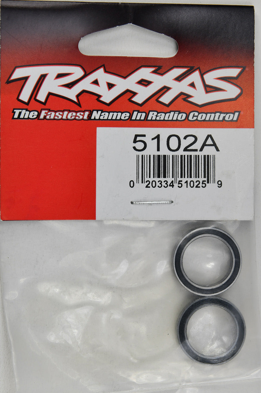 Traxxas Ball bearings, black rubber sealed (15x21x4mm) (2) TRA5102A