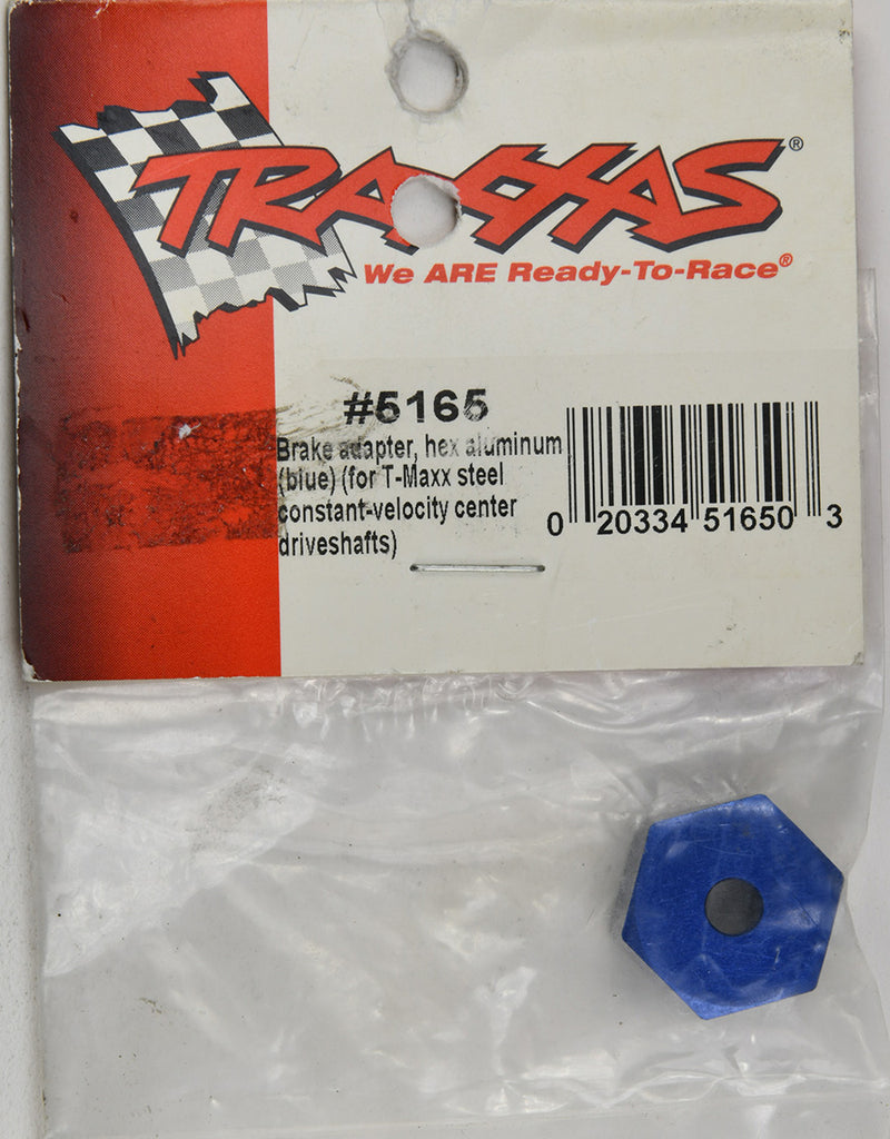 Traxxas Brake Adapter Hex Aluminum Blue TRA5165