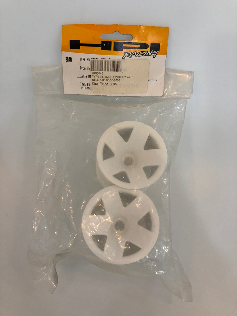 HPI Type F5 Truck Wheel (Front/White) HPI3040