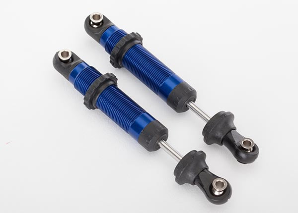 Traxxas Shocks GTS Aluminum (Blue-Anodized) (Assembled With Spring Retainers) (2) TRA8260A