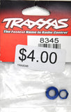 Traxxas Servo Saver Nuts, Aluminum, Blue-Anodized (Hex (1), Serrated (1)) TRA8345