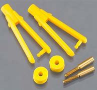 Dubro Long Arm Micro Clevis .047" Yellow (2) DUB974Y
