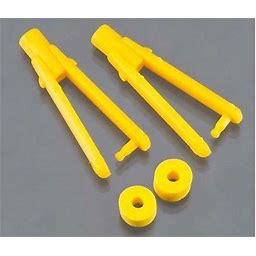 Dubro Long Arm Micro Clevis .062" Yellow (2) DUB975Y