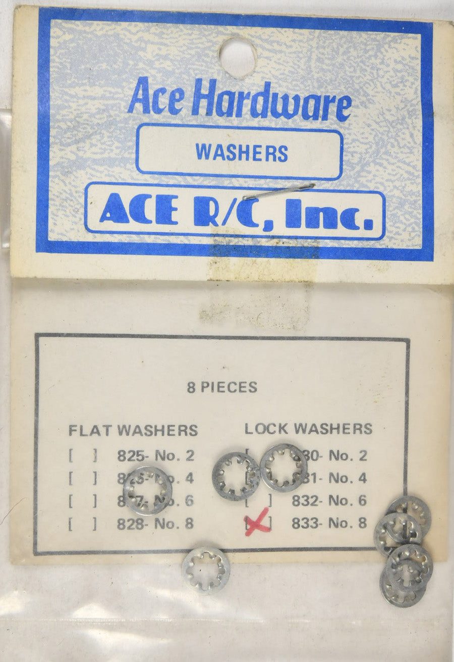 ACE 833 Lock Washer No 8 ACE833