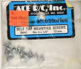 ACE SM41 Self Tapping Screws No 4 x 1/4" ACESM41