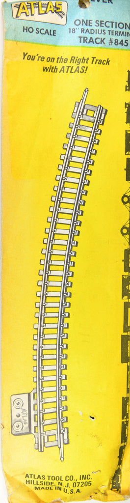 Atlas 845 18" Radius Terminal Track NS ATL845