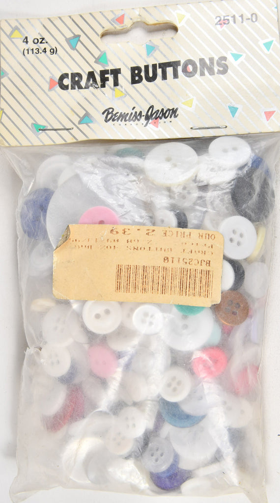 Bemiss Jason 2511-0 Craft Buttons 4oz BJC25110