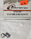 Duratrax E-Clip 5mm (5) Mini Quake SE DTXC1751