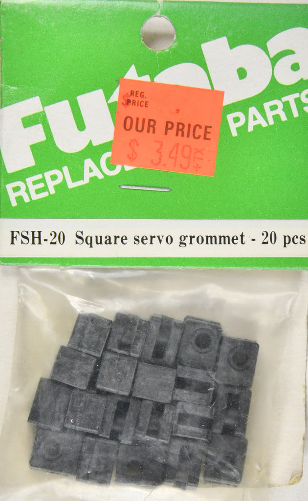 Futaba Square Servo Grommet 20 pcs FUTFSH-20