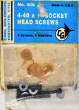 Carl Goldberg 506 4-40 x 1 Socket Head Screws GBG506