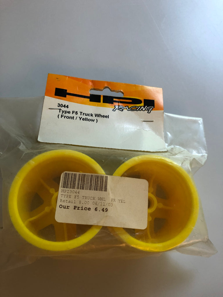 HPI Type F5 Truck Wheel Front/Yellow HPI3044