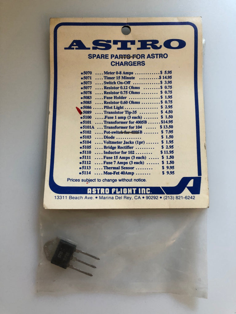 Astro Flight Transistor Tip-35 AST5089
