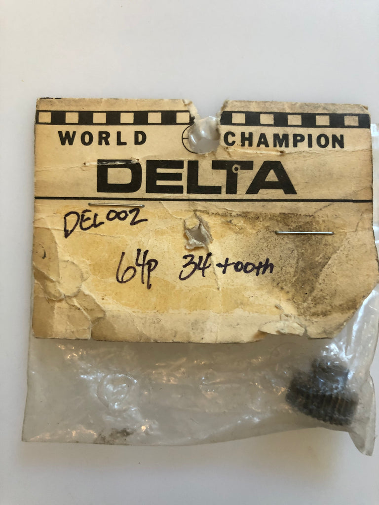 Delta Pinion Gear 64P Alum 34 Tooth DEL002