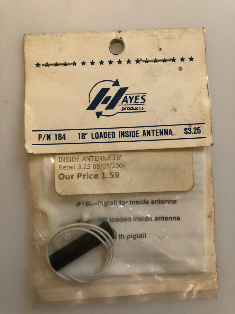 Hayes 18" Loaded Inside Antenna Hay184