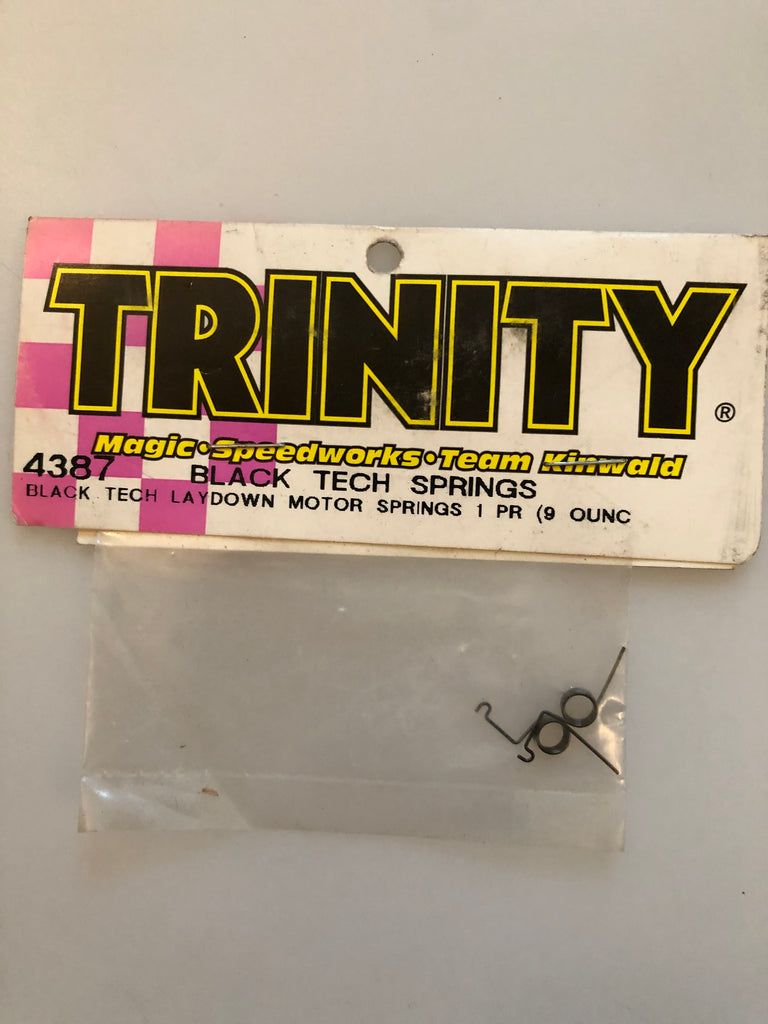 Trinity Black Tech Springs for Laydown Motors 9oz TRI4387