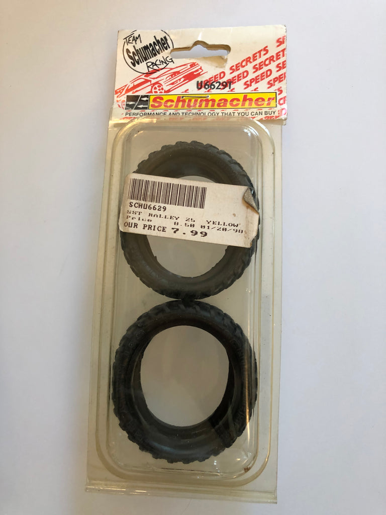 Schumacher SST Ralley 25 Yellow Tire (2) SCHU6629