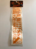 R/C Royalty Rub-Off Transfers Orange No. 200 RCR200